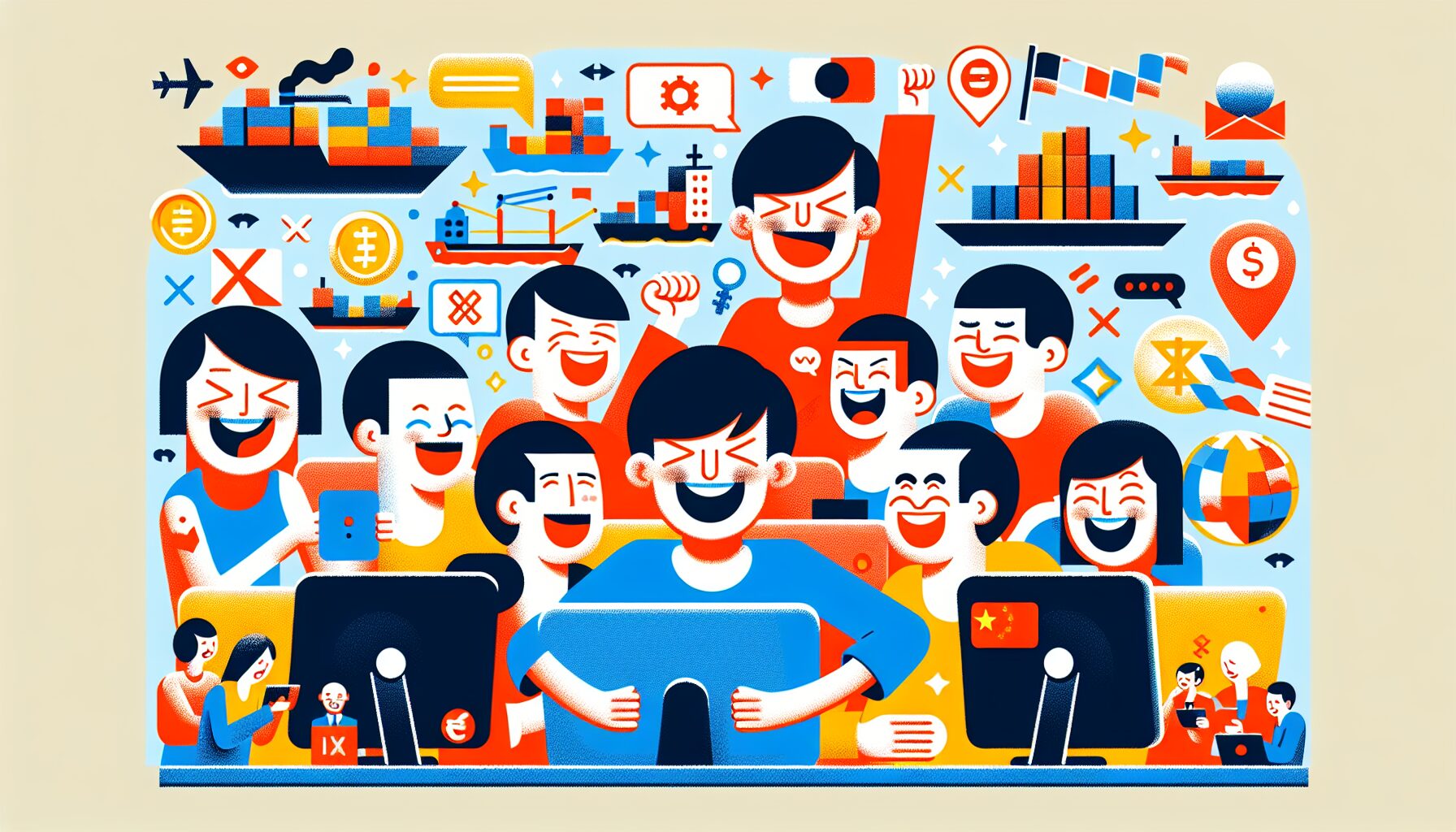 You are currently viewing Les internautes chinois rient de la guerre commerciale et des taxes douanières