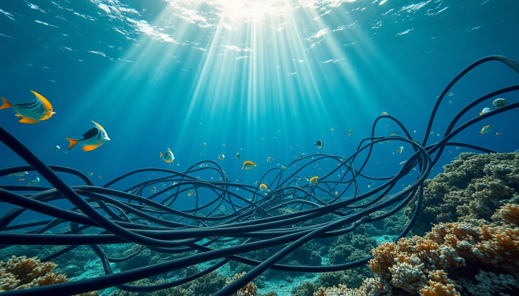 Mer Cables Coupure sous-marine : la mer Rouge coupe le web