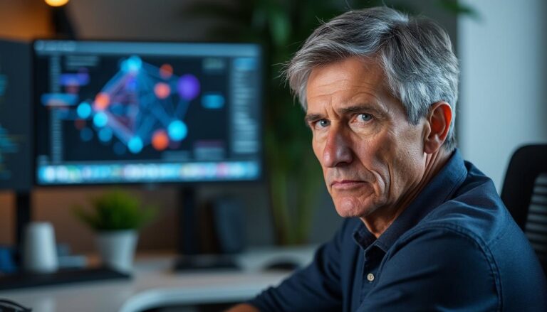 Lire la suite à propos de l’article Geoffrey Hinton, pionnier de l&rsquo;IA, alerte sur l&rsquo;urgence d&rsquo;une régulation stricte