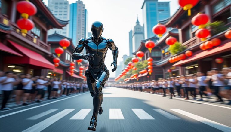 Lire la suite à propos de l’article Un robot pulvérise le record mondial du semi-marathon en Chine