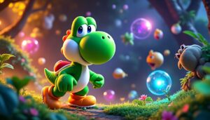 Lire la suite à propos de l’article Yoshi dévoile une aventure inédite et pleine de surprises dans son nouveau jeu vidéo
