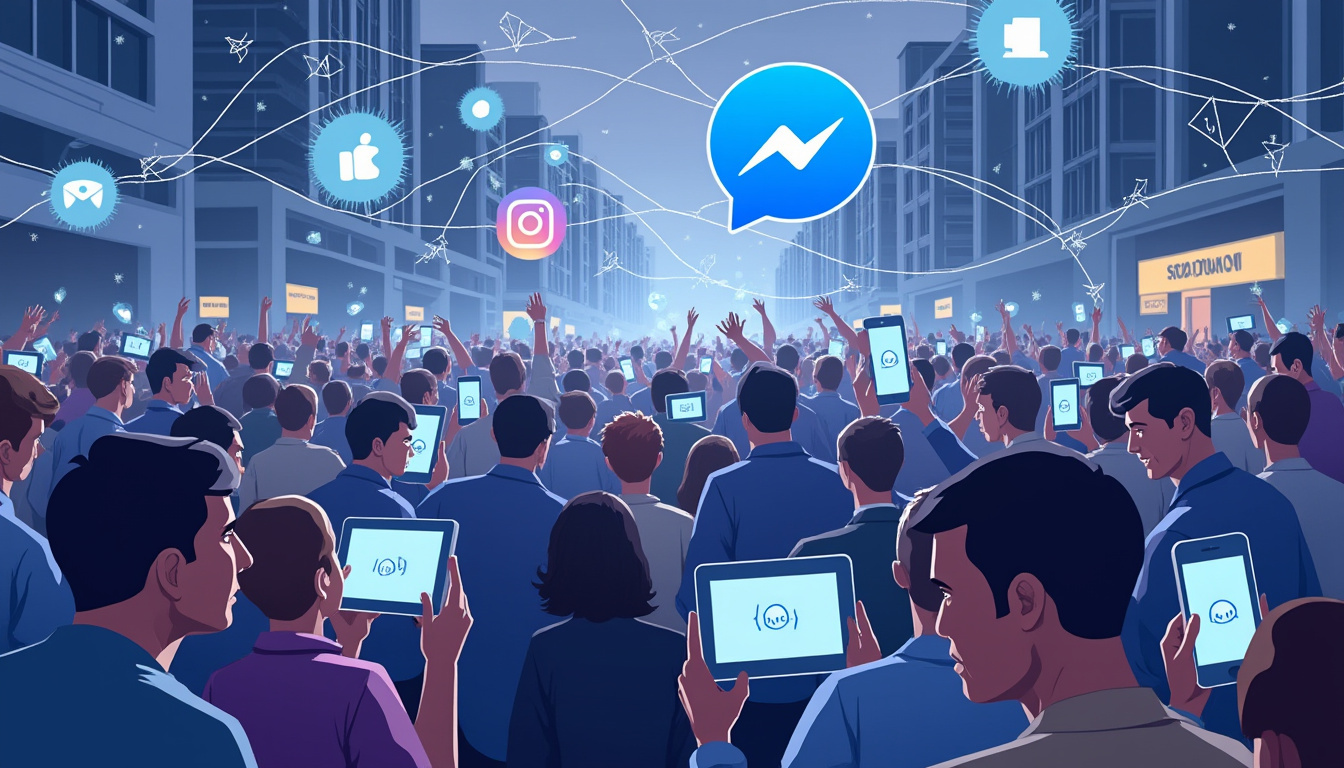 You are currently viewing Réseau social en panne : Facebook, Instagram et Messenger rencontrent des interruptions majeures