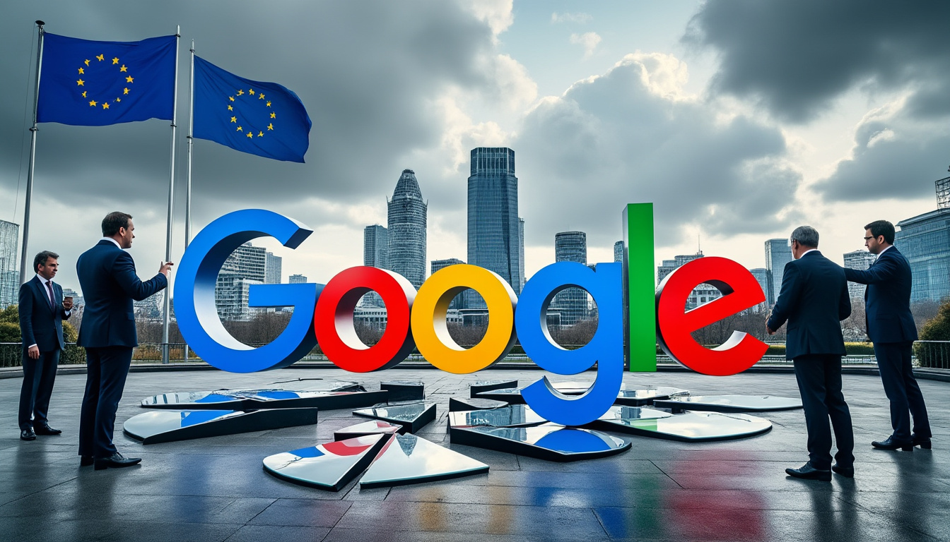You are currently viewing UE/Luxembourg : Google condamné à une amende record de 4,1 milliards, fin de partie